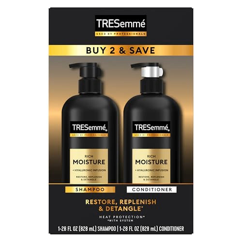 2 Count TRESemmé Moisture Shampoo Conditioner 28 oz