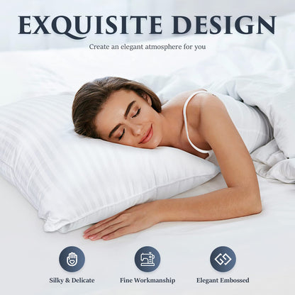 zibroges Bed Pillows for Sleeping, Hotel Quality Pillows 48x66cm