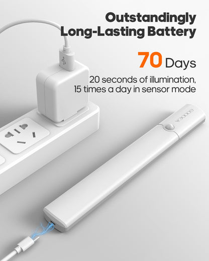 6 Pack LED Motion Sensor Under Cabinet Lights