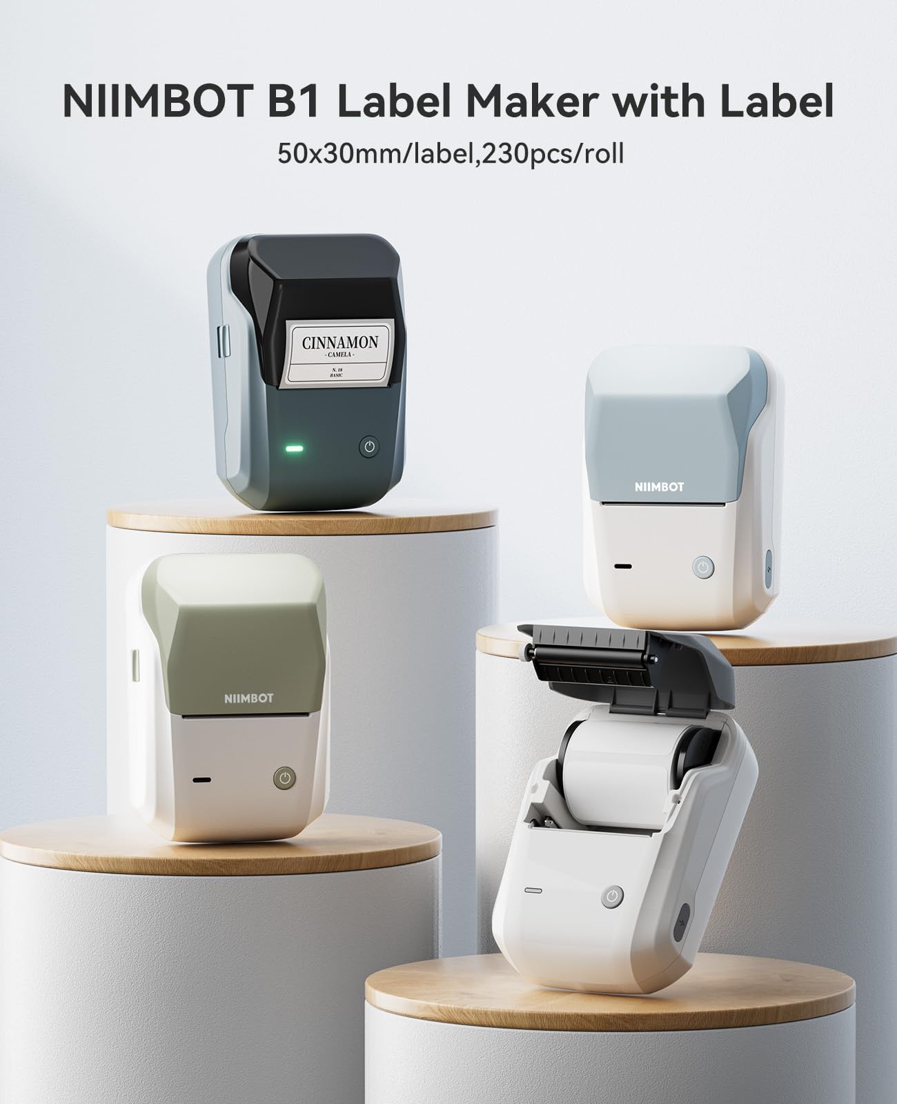 NIIMBOT Thermal Label Maker with 230 Labels