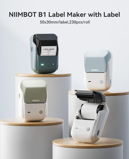 NIIMBOT Thermal Label Maker with 230 Labels