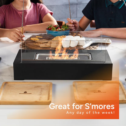 Tabletop Fire Pit with Smores Kit by Roundfire