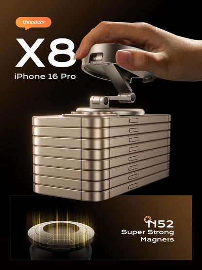 MagSafe Car Phone Mount with 360° Rotation