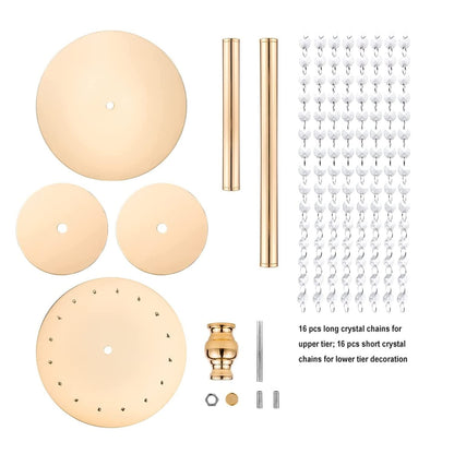 Gold Floor Vase Set for Wedding Centerpieces