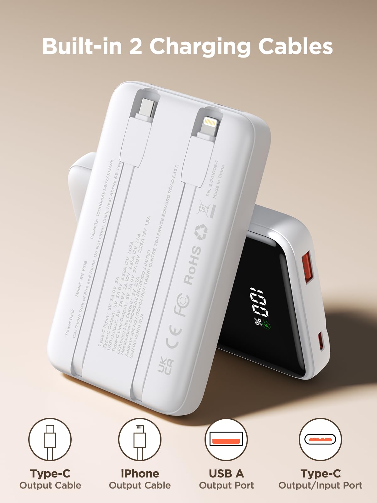 Aioneus 10000mAh Fast Charging Power Bank