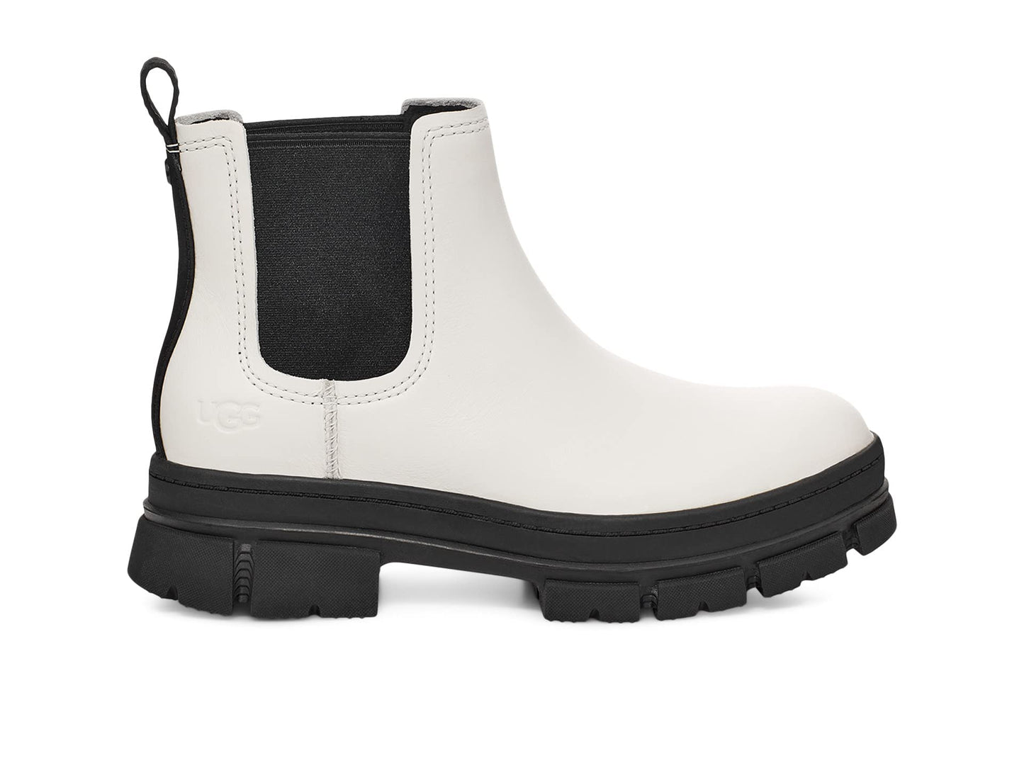 UGG Women's Ashton Chelsea Boot, White, 6.5