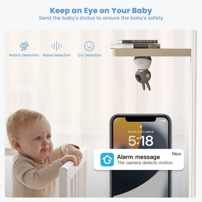 ieGeek 2K Video Baby Monitor with Night Vision