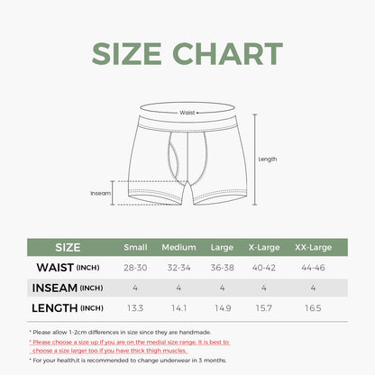 Natural Feelings Mens Underwear Bamboo Viscose Boxer Briefs Comfy Breathable Underwear for Men with Open Fly 5-Pack M
