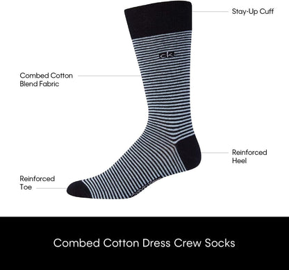 10 Pack Calvin Klein Men's Dress Socks