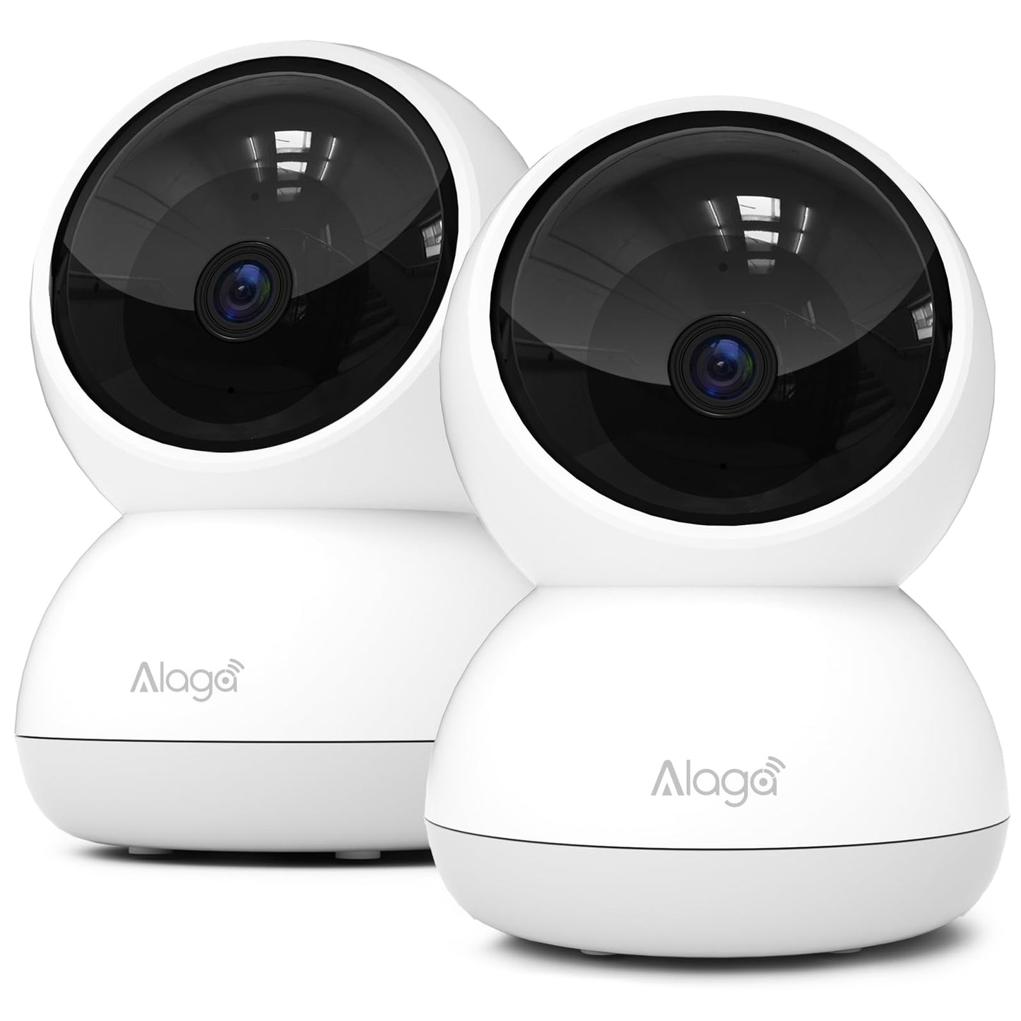 2 Pack Indoor Security Camera with AI Night Vision