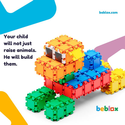 BEBLOX 250-Piece Building Blocks Set for Kids