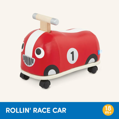 Battat Wooden Racer Push Car for Toddlers