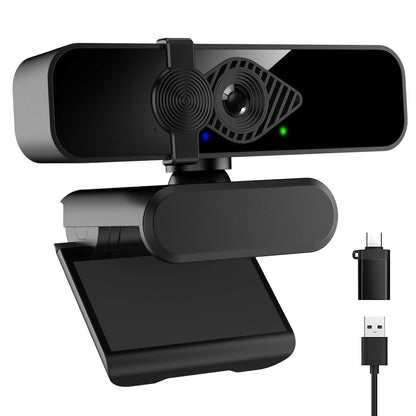 2K Ultra HD Webcam with Microphone & Privacy Cover