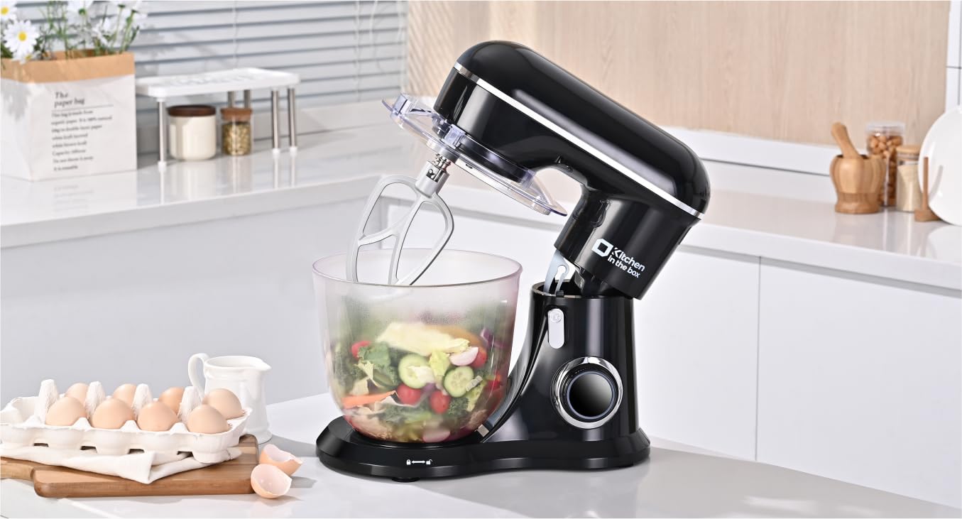 Kitchen In The Box Electric 4.5QT Stand Mixer with Two Bowls