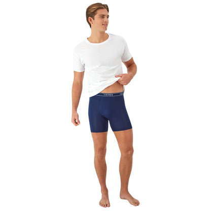 Hanes Men's Moisture-Wicking Boxer Briefs, 6-Pack