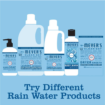 MRS. MEYER'S Liquid Hand Soap Refill, Rainwater