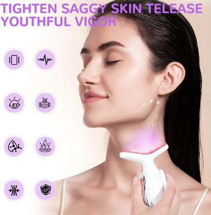 7-in-1 Portable Facial Massager for Neck and Face