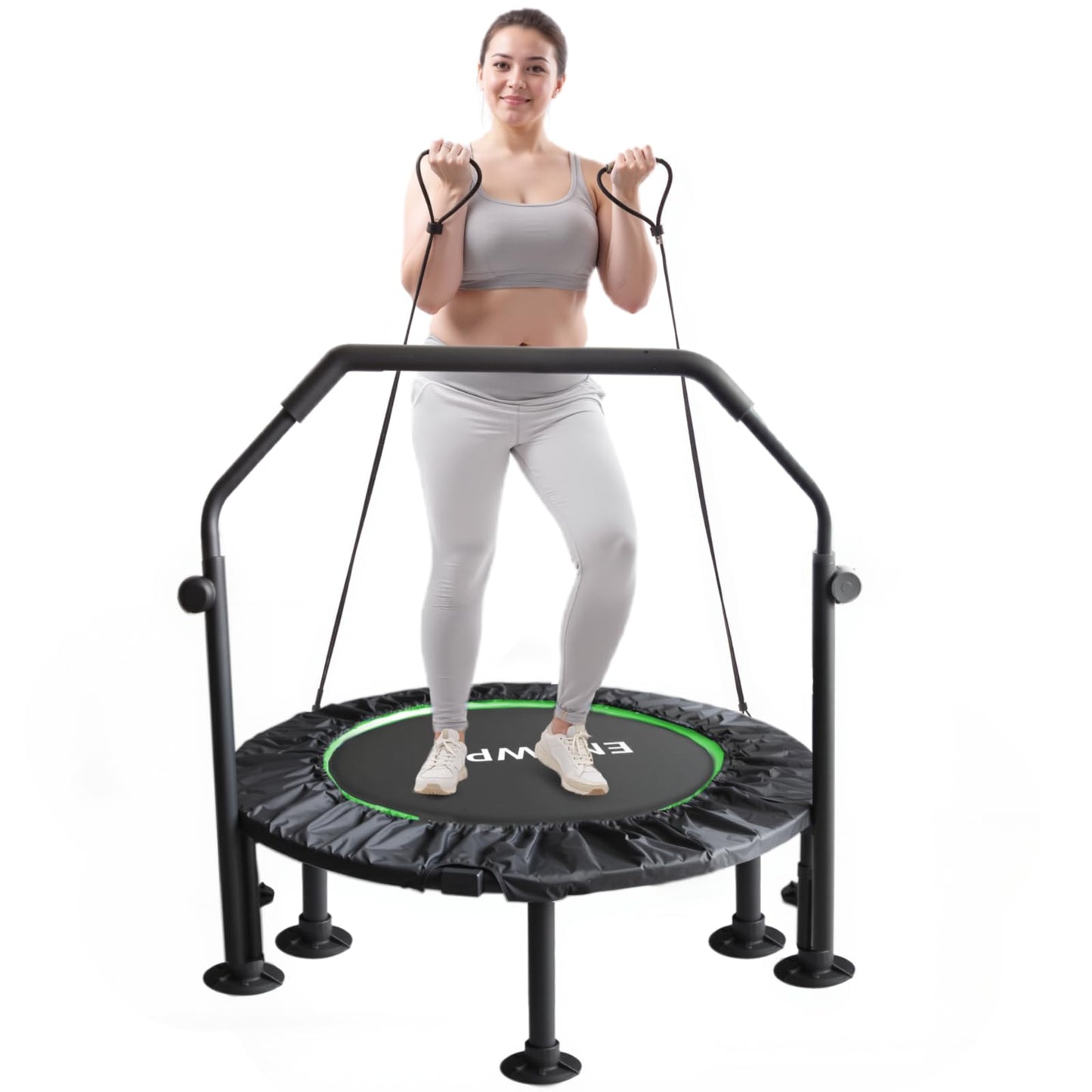 Foldable Mini Trampoline for Indoor Outdoor Fitness