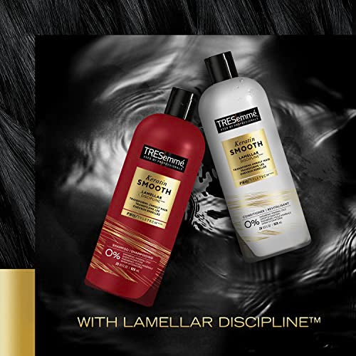 TRESemmé Shampoo Keratin Smooth 4 Count For Dry Hair Sleek Look For Up To 72 Hours 28 Oz