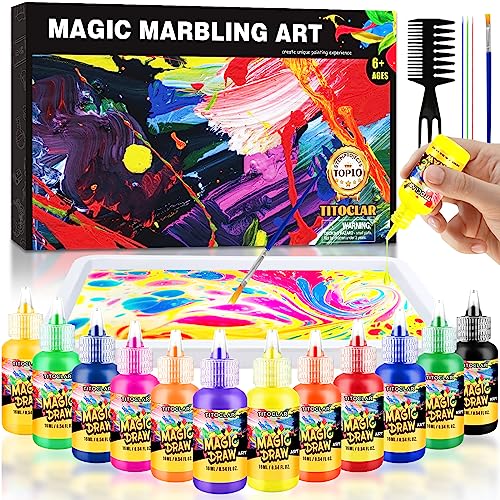 Water Marbling Paint Kit DIY Art Set