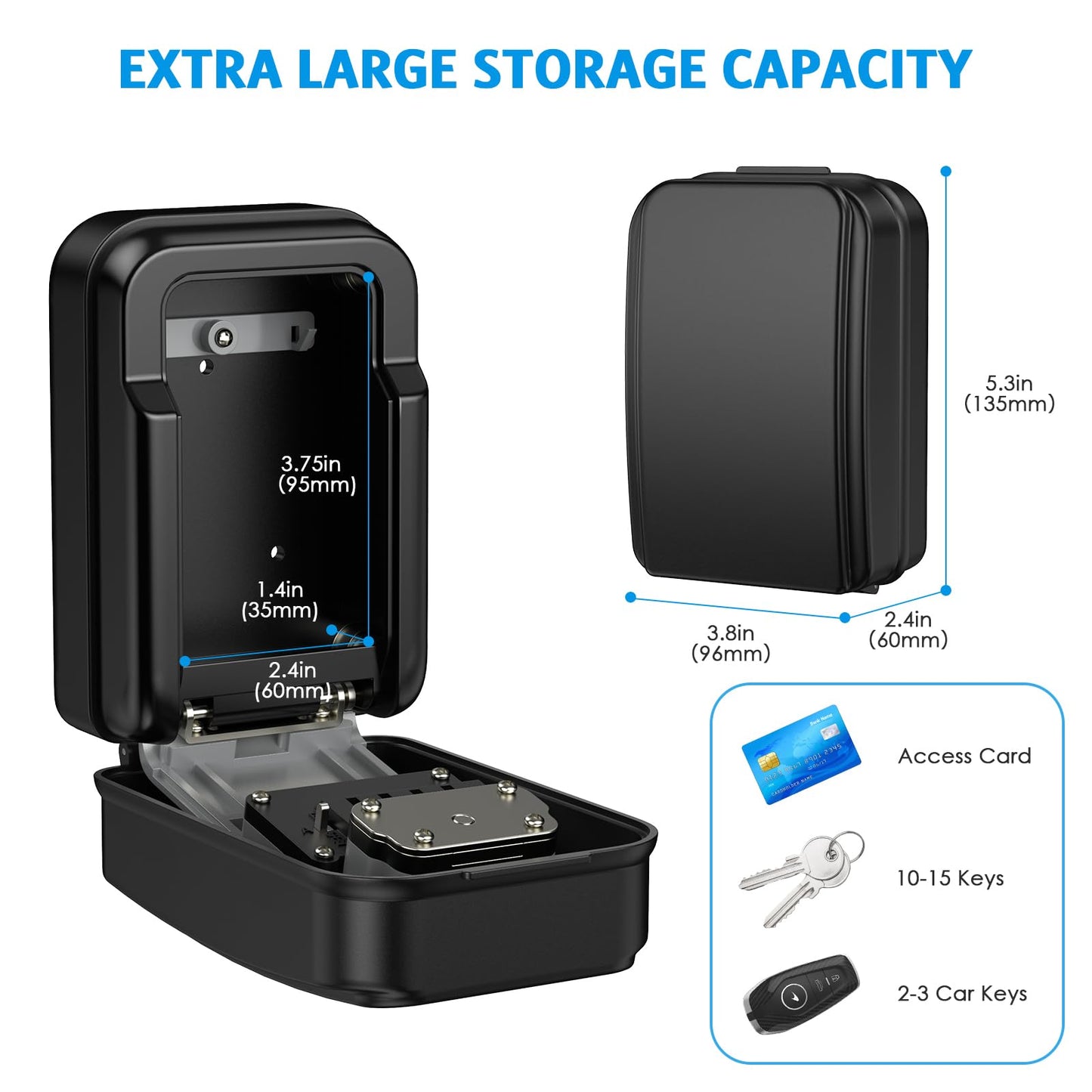Key Safe Box AMIR 4 Digit Combination Lock