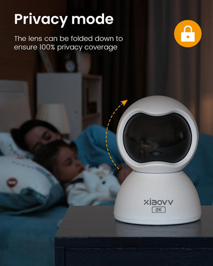 2K PTZ Indoor Baby and Pet Camera