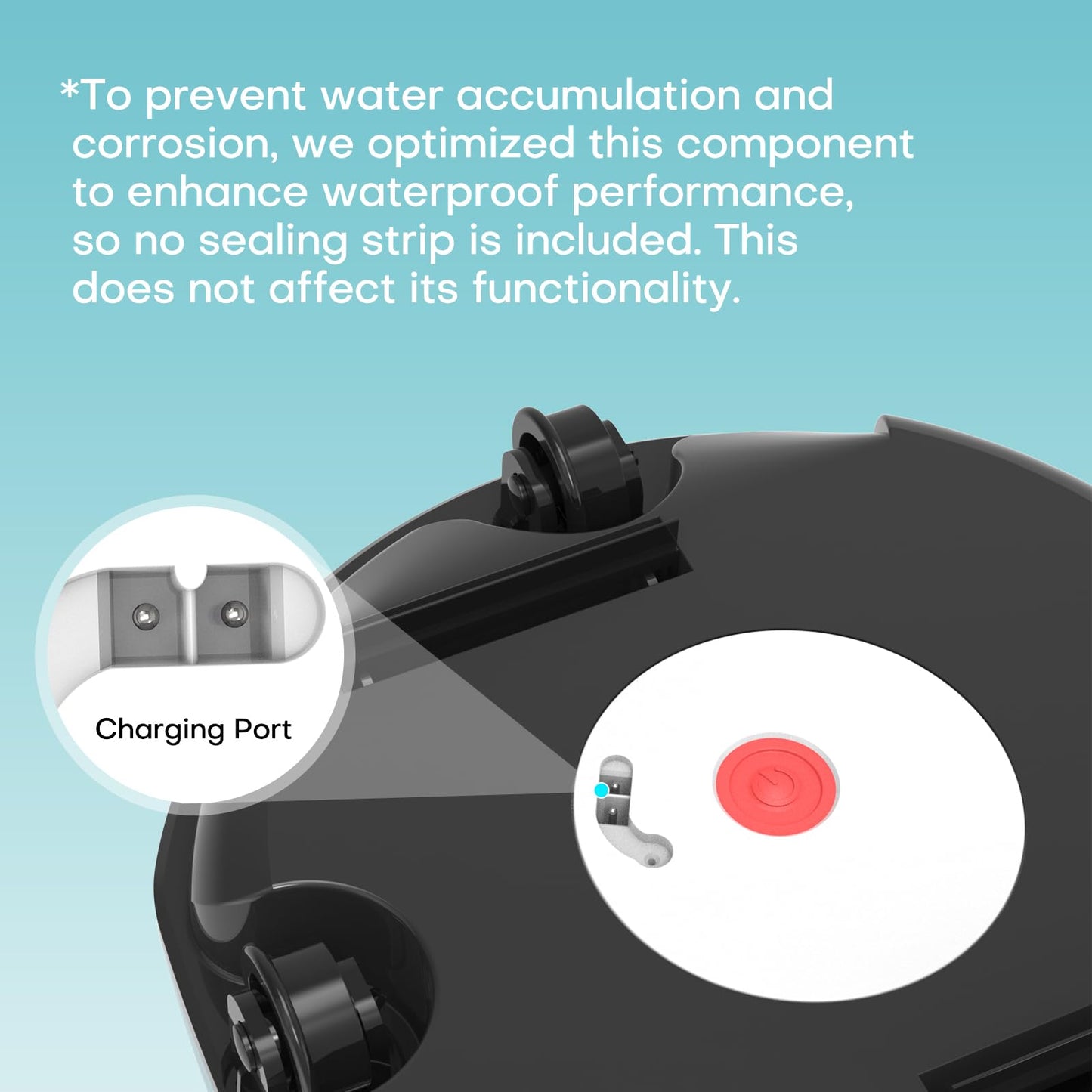 Cordless Robotic Pool Cleaner for Above-Ground Pools