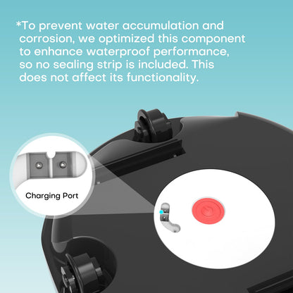 Cordless Robotic Pool Cleaner for Above-Ground Pools