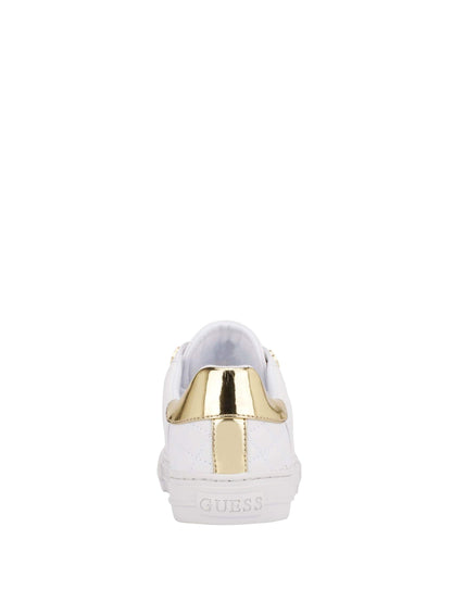 Guess Women's Loven Sneaker, White, 9.5