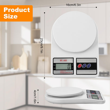 22lb Digital Kitchen Scale for Food Prep