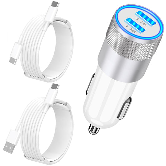 iPhone 16 Fast Car Charger with Type-C Cables