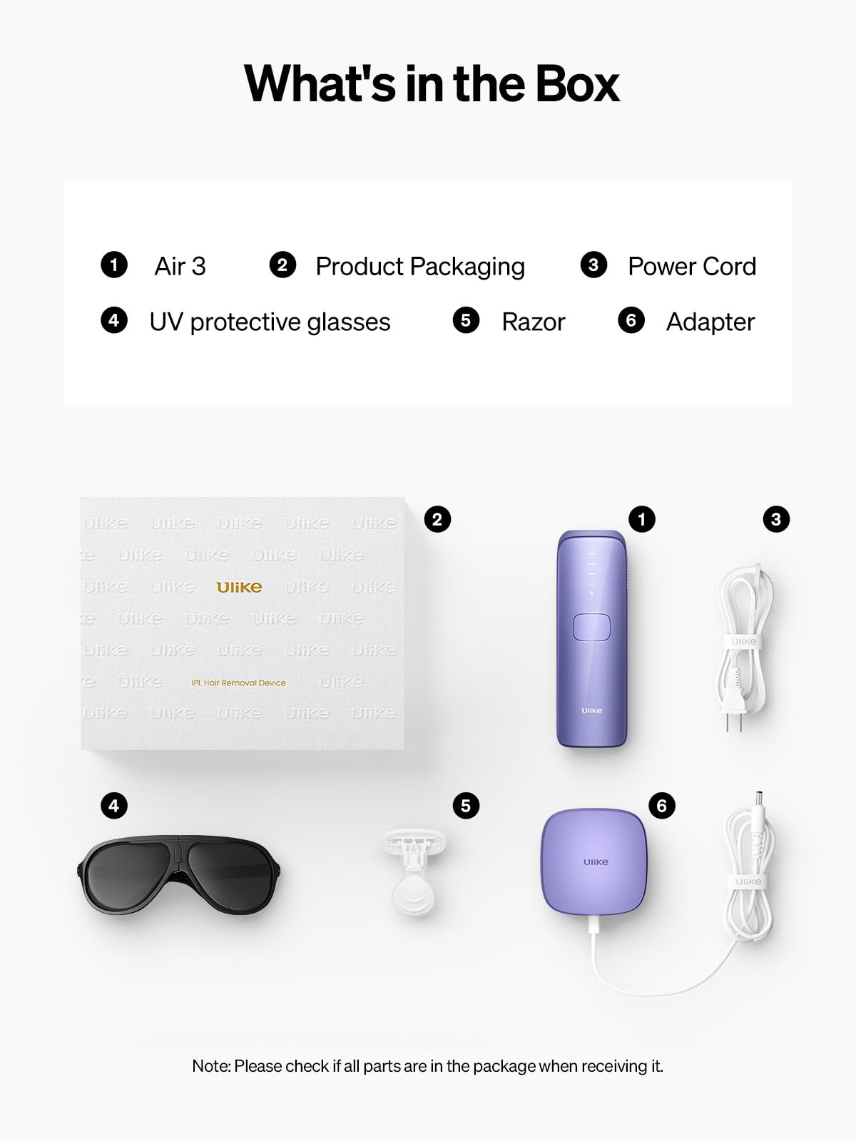 Ulike Laser Hair Removal for Women and Men, Air 3 Ice-Cooling IPL Device Hair Removal for Nearly Painless & Long-Lasting Results, 3 Modes & Auto Flashing for Fast Full Body Hair Removal from Home