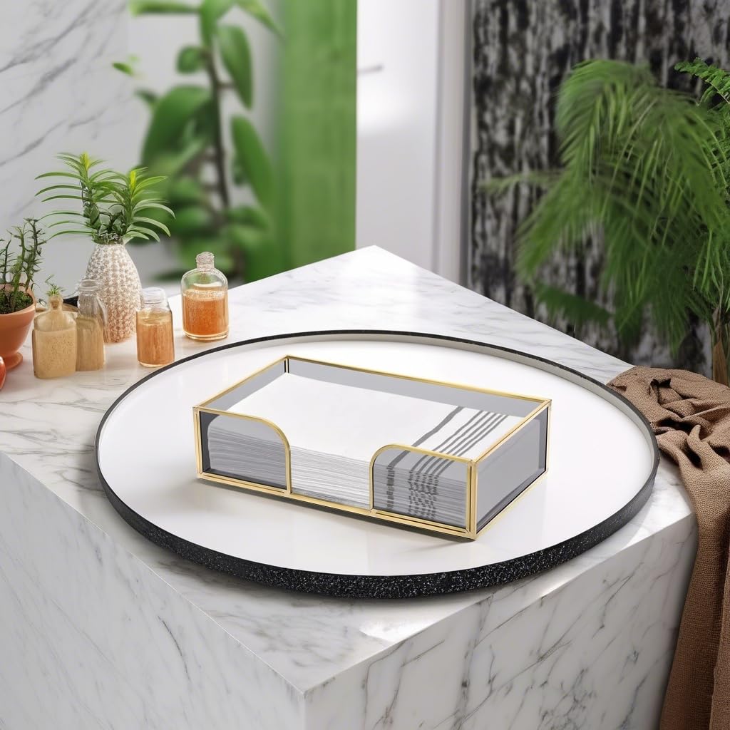 Glass Napkin Towel Holder