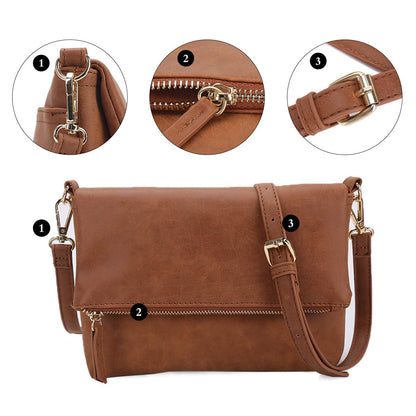 Gladdon Small Brown Crossbody Purse for Women