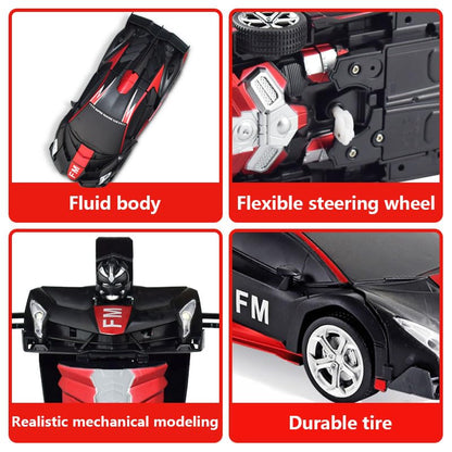 Remote Control Deformation Car to Robot 1:18