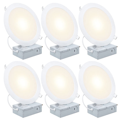 Esbaybulbs 7 Inch LED Recessed Ceiling Light 6 Pack