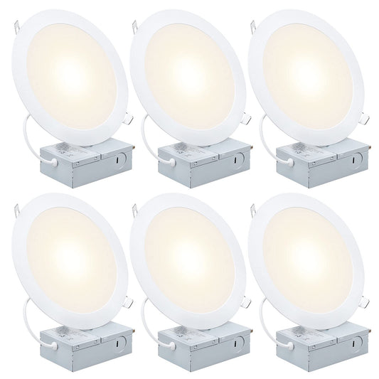 Esbaybulbs 7 Inch LED Recessed Ceiling Light 6 Pack