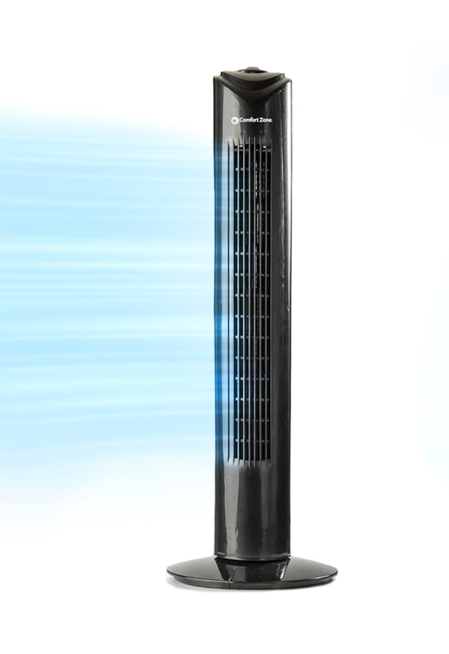 Comfort Zone 32" Bladeless Tower Fan, 3 Speeds