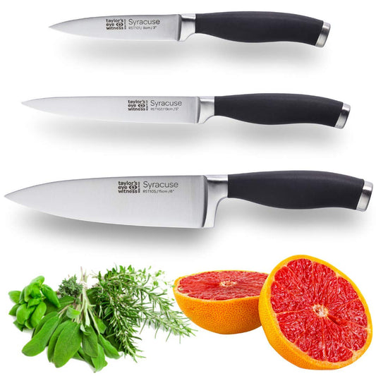 3-Piece Taylors Eye Witness Kitchen Knife Set
