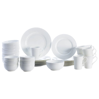 Mikasa 40-Piece White Dinnerware Set for 8