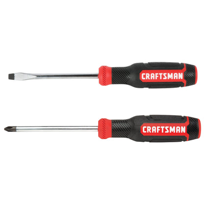 2-Piece CRAFTSMAN Screwdriver Set with Bi-material Grip