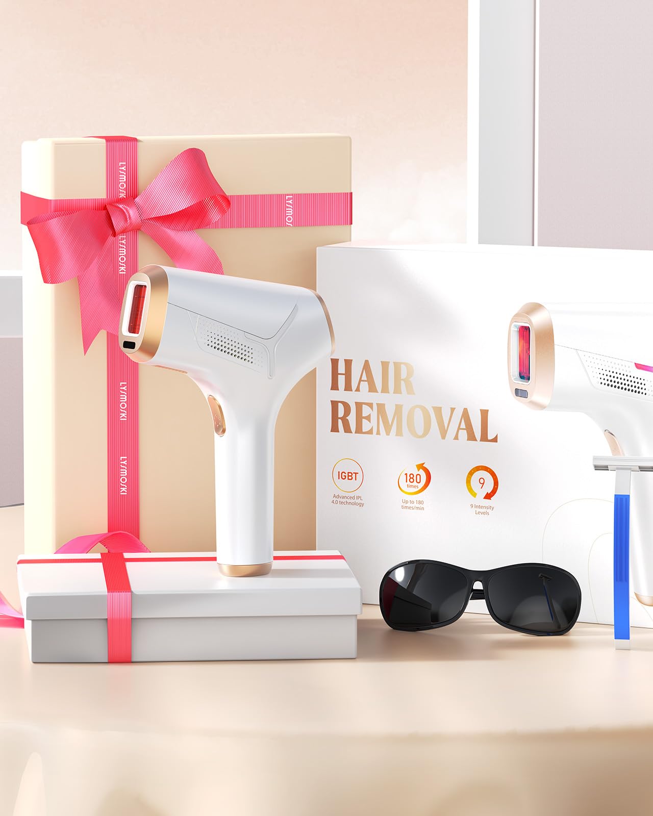 LYSMOSKI IPL Laser Hair Removal Device for Home