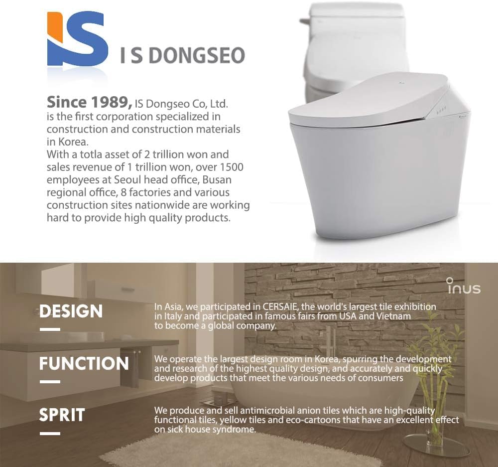 INUS Ultra-Slim Bidet Attachment, Adjustable Non-Electric Nozzle (Posterior/Feminine Wash) Fresh Cold Water Sprayer Bidets, Bidet Attachment for Toilet with Stainless Steel Inlet H700