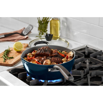 Cuisinart 4-Pc Navy Cookware Set with Steamer