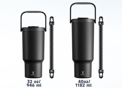 40 oz Insulated Stainless Steel Tumbler with Straw
