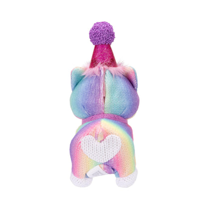 Rainbow Party Plush Toy with Music & Surprise!