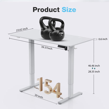 Electric Adjustable Standing Desk with Memory Controller