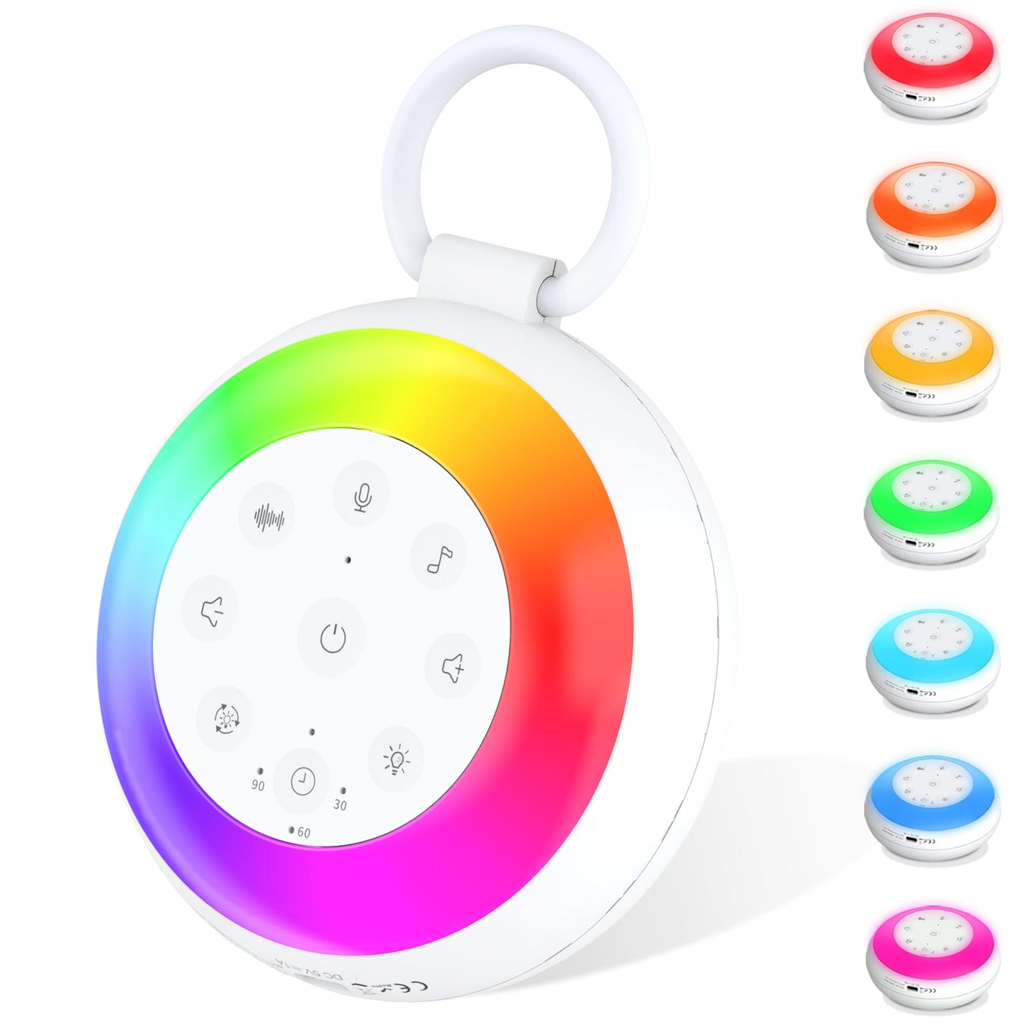 XYNGU White Noise Sound Machine with Night Light