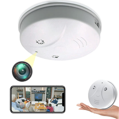 WiFi 1080P Smoke Detector Hidden Camera