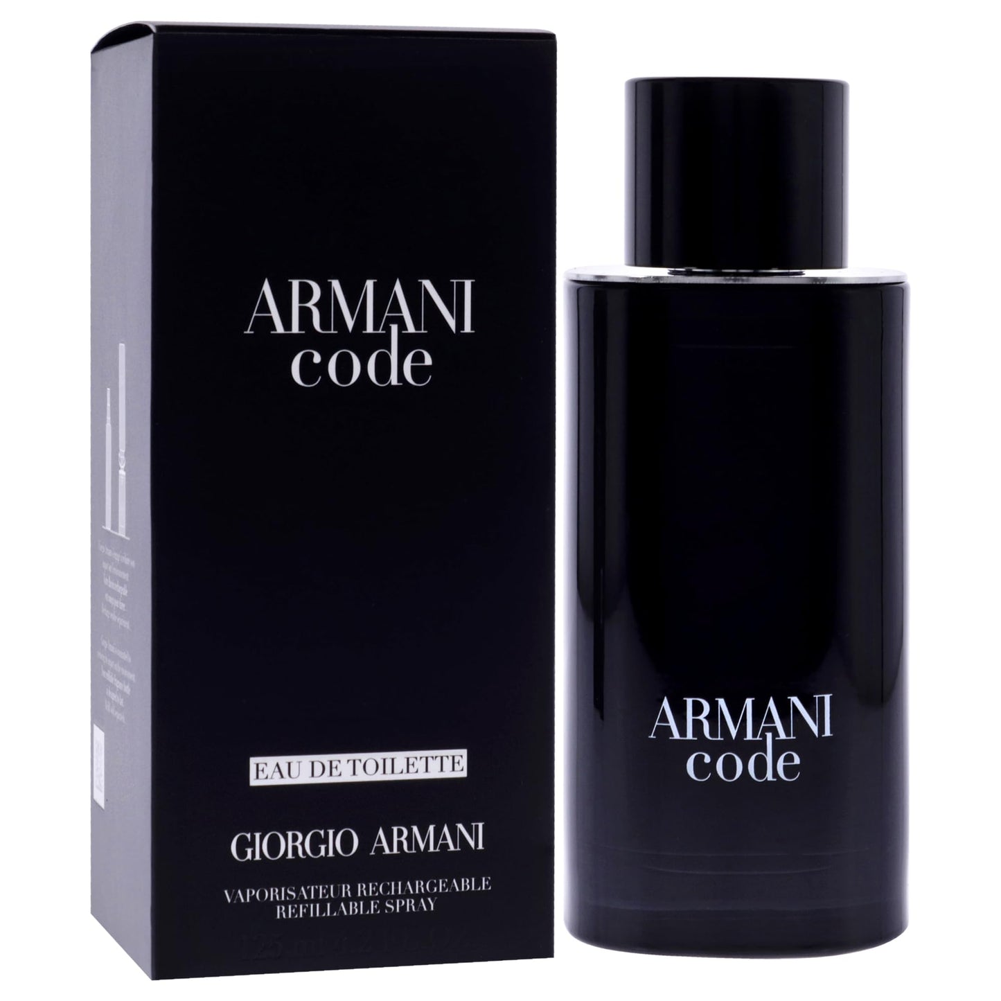 Armani Beauty- Code - Eau de Toilette - Cologne for Men - Ambery Woody Fragrance - Citrus, Lavandin, Tonka Bean Notes - 4.2 Fl Oz